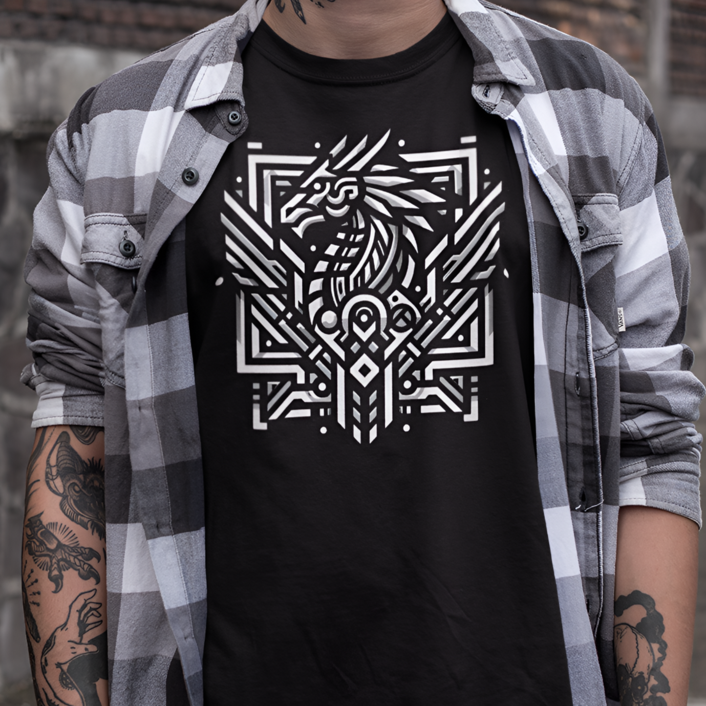 "J-37" Dragon - Men‘s T-Shirt