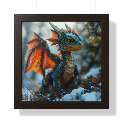 "Cool Guy" Baby Dragon - 1st Edition - FRAMED POSTER