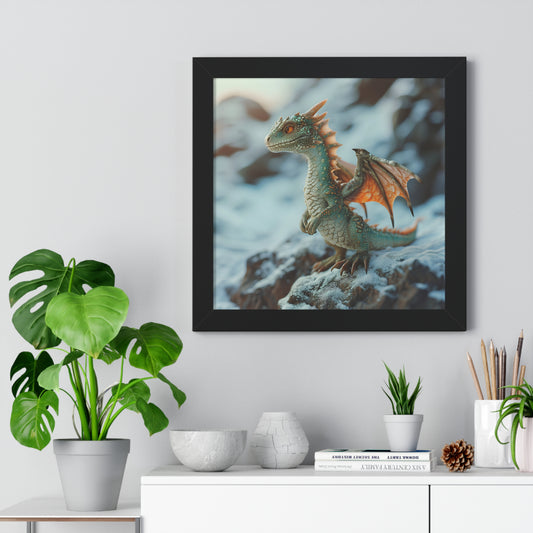 "Wise One" Baby Dragon - 1st Edition - FRAMED POSTER