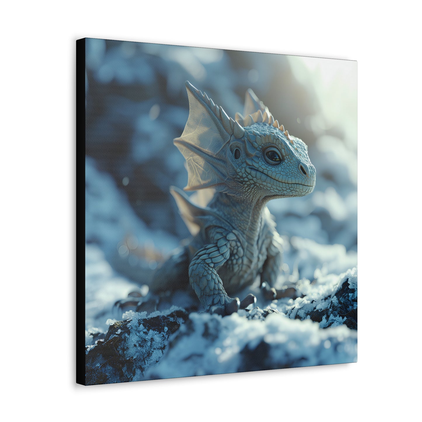 "Avalanche" Baby Dragon - 1st Edition - CANVAS ART
