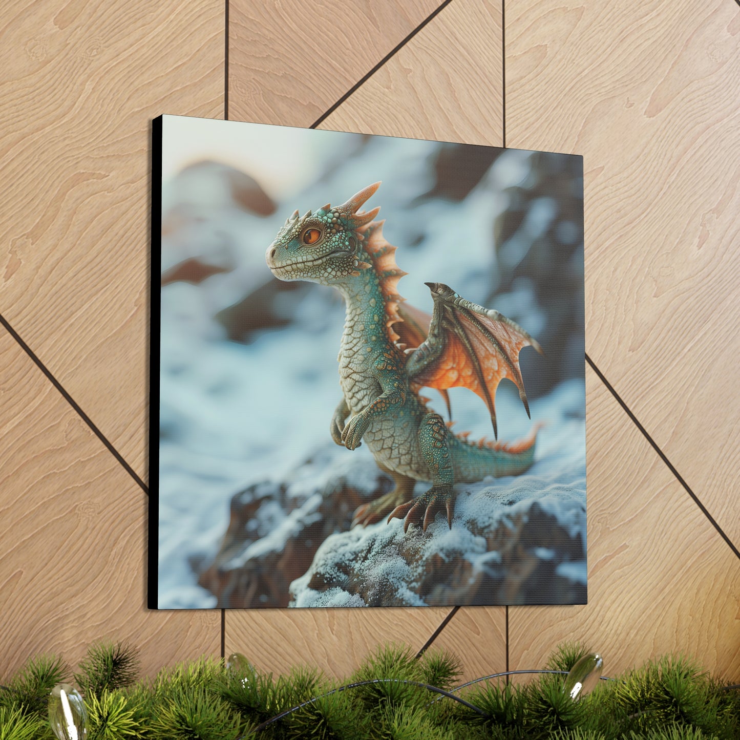 "Wise One" Baby Dragon - 1st Edition - CANVAS ART
